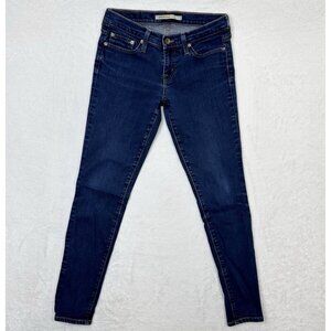 Big Star Jeans Womens 27 Dark Blue Wash Alex Skinny Stretch Mid Rise 29 X 30